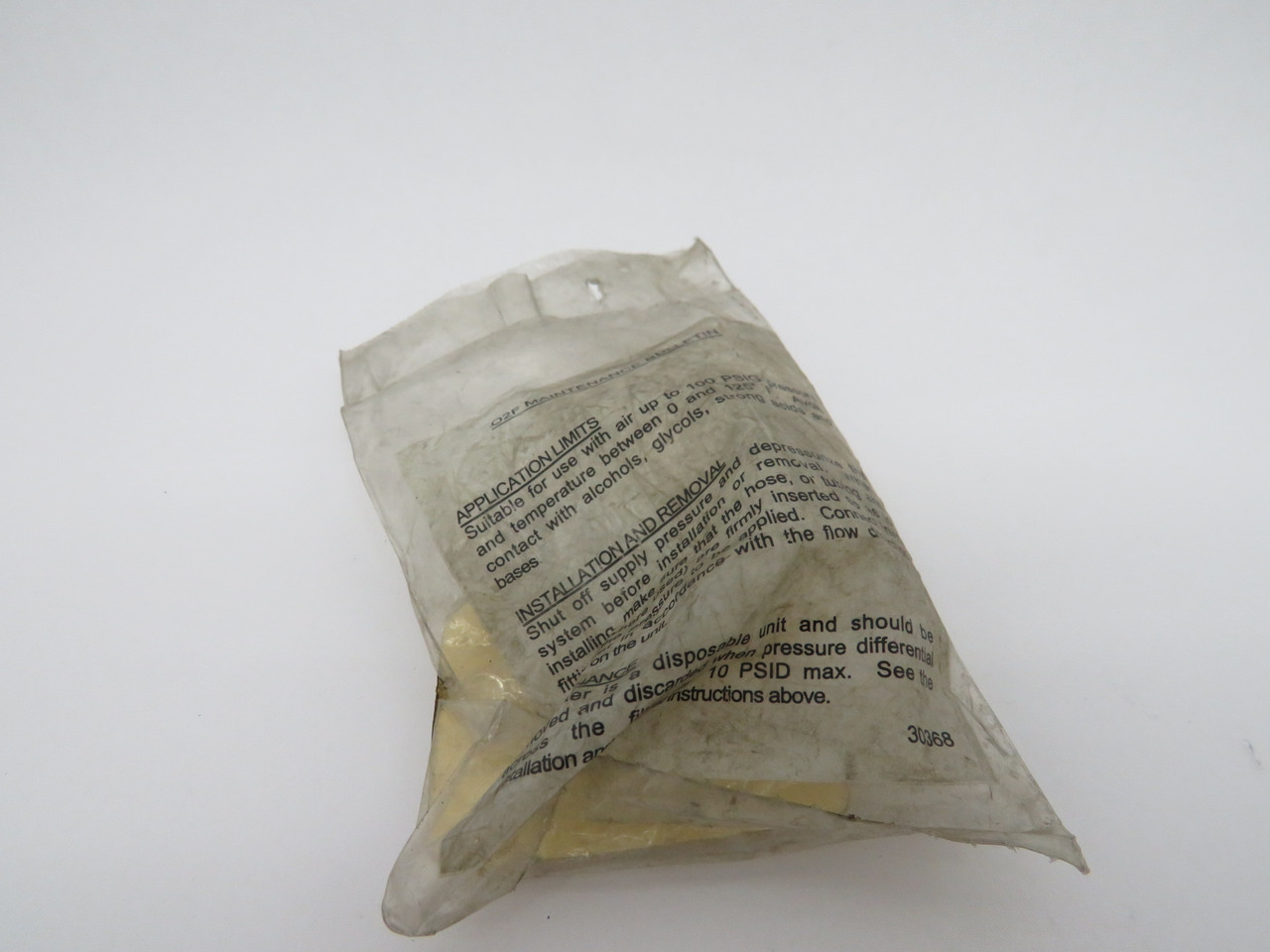 Parker 02FA06A Coalescing Filter 1/4" Tube 100 psig HOLEY BAG NWB