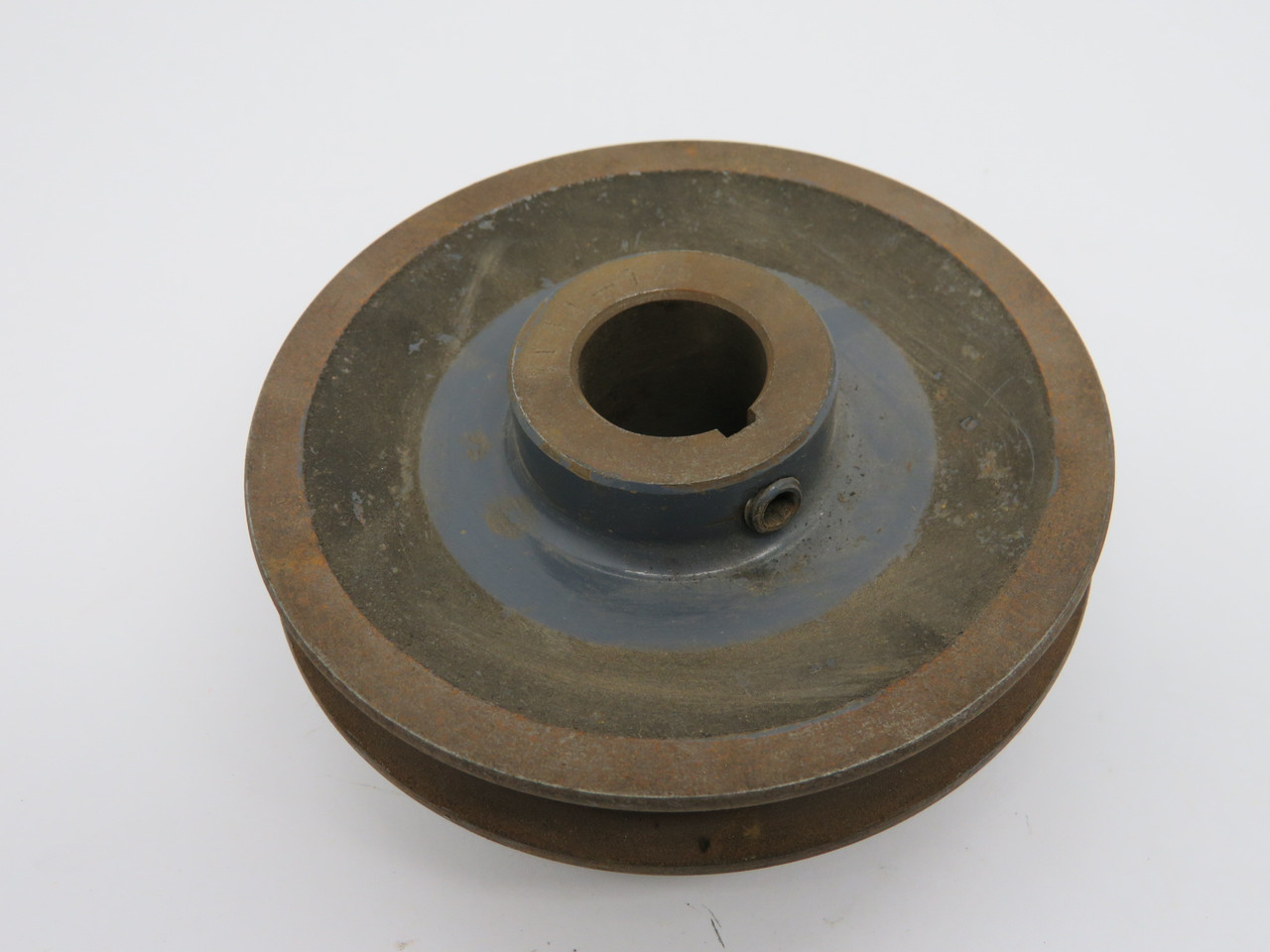 Generic VL44-7/8 Sheave 7/8" Bore 1-Groove 4-1/8" OD RUST USED