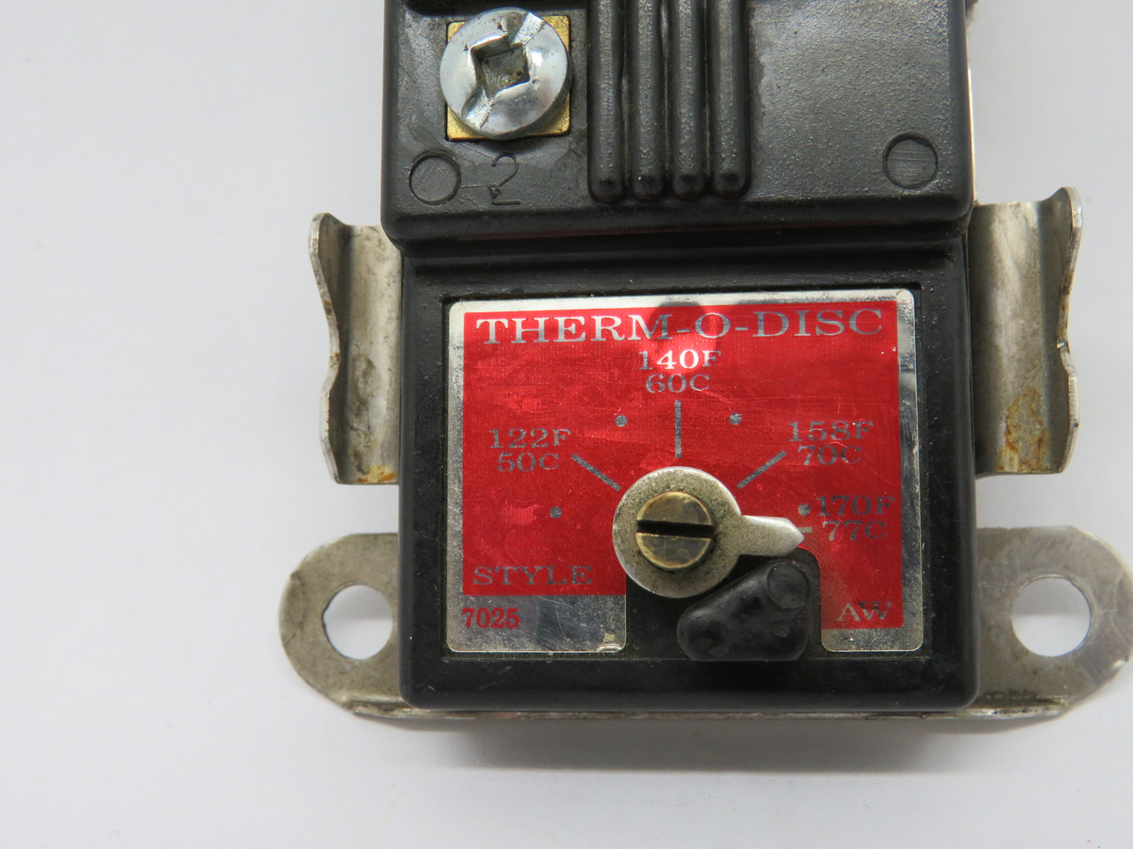 Therm-O-Disc 7025 Water Heater Thermostat 6000W 170F 120VAC 125VA USED