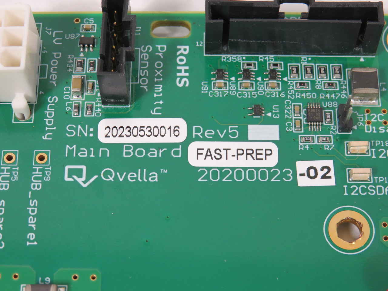 Qvella 20200023-02 FAST-Prep Main System Board W/O USB Hub Board NOP