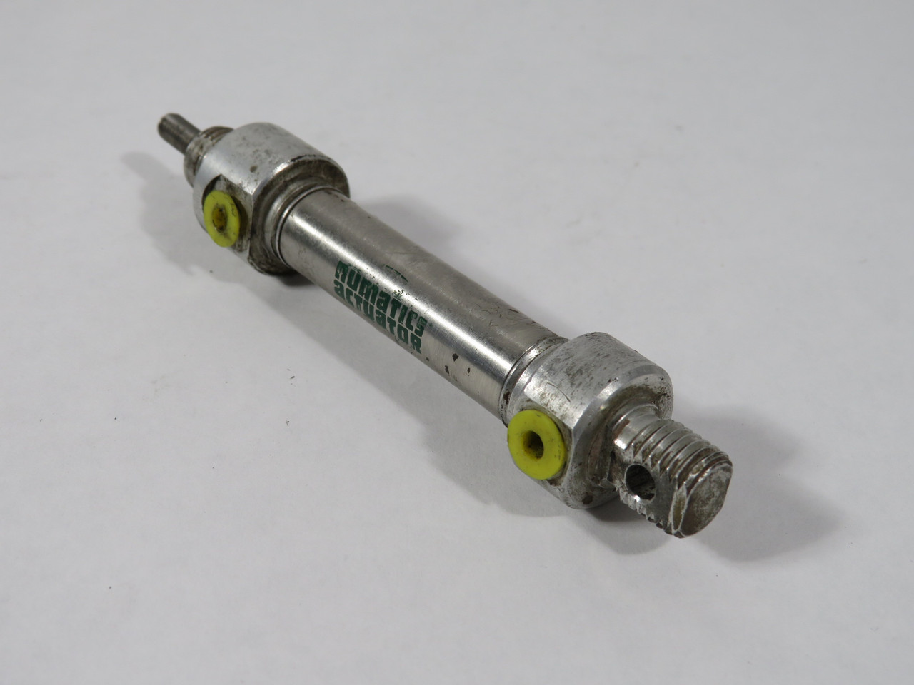 Numatics 0438D02-01A Double Acting Air Cylinder 7/16" Bore 1" Stroke USED