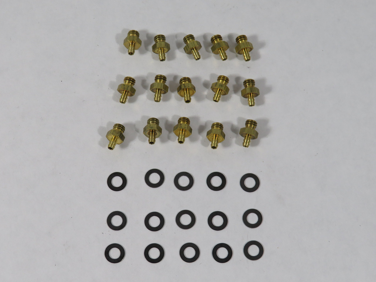 Humphrey BF Mini Hose Barbed Fitting #10-32 Thread 1/8" Tubing OD Lot of 15 NWB