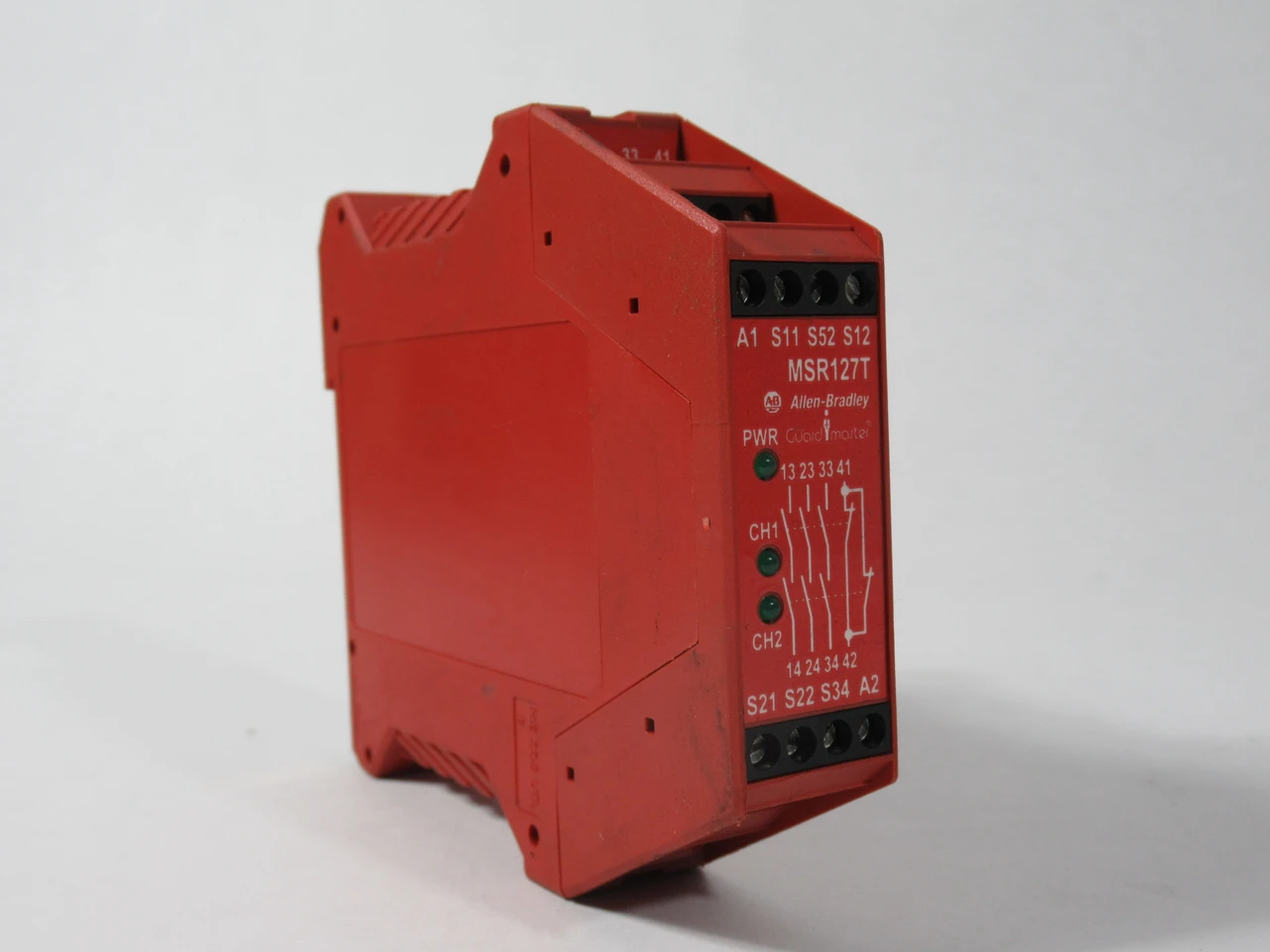 Allen-Bradley 440R-N23126 MSR127T Series B Safety Relay 24VAC/DC USED