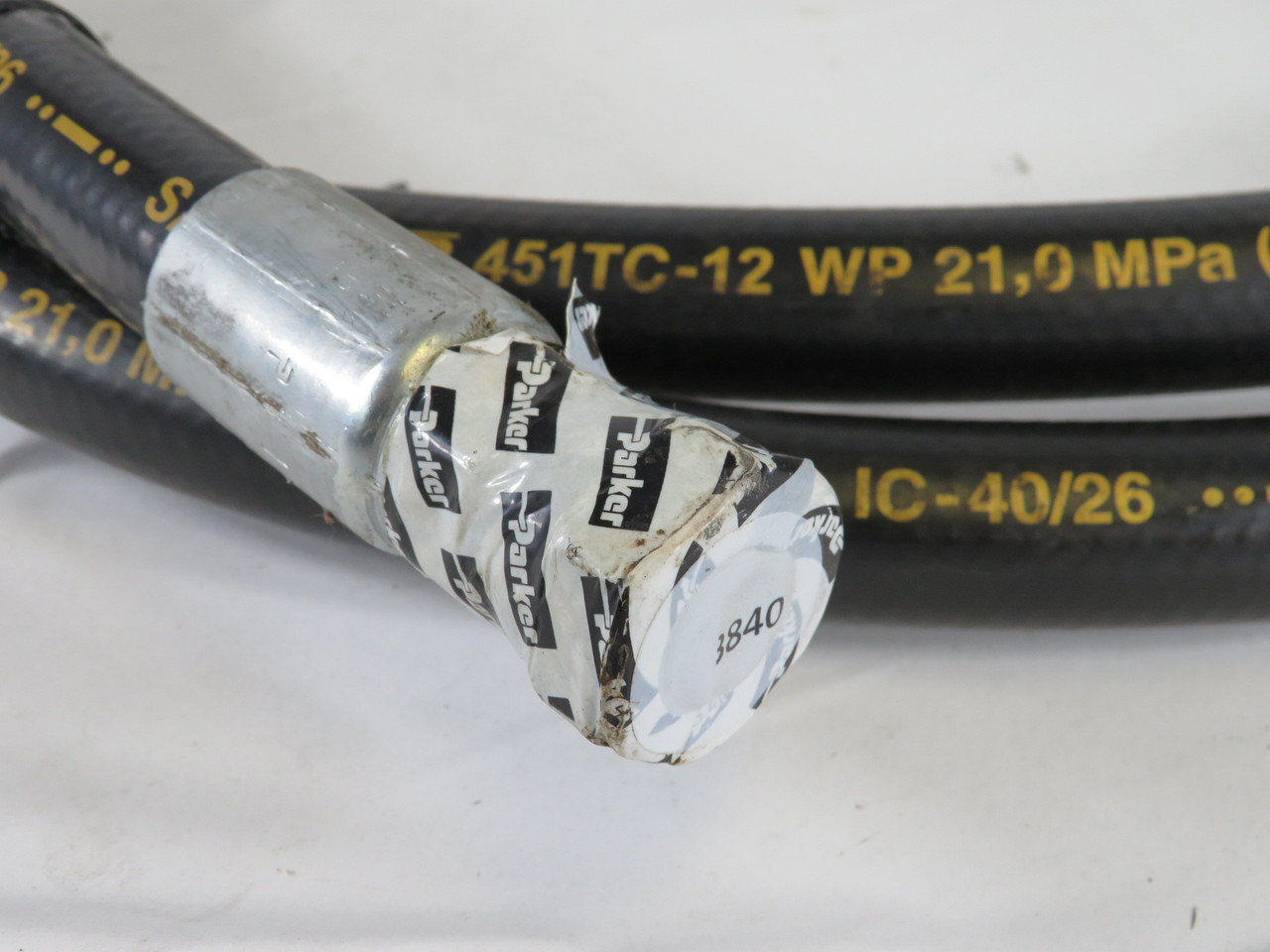 Parker 451TC-12 Hydraulic Hose 3/4" 140"L NOP