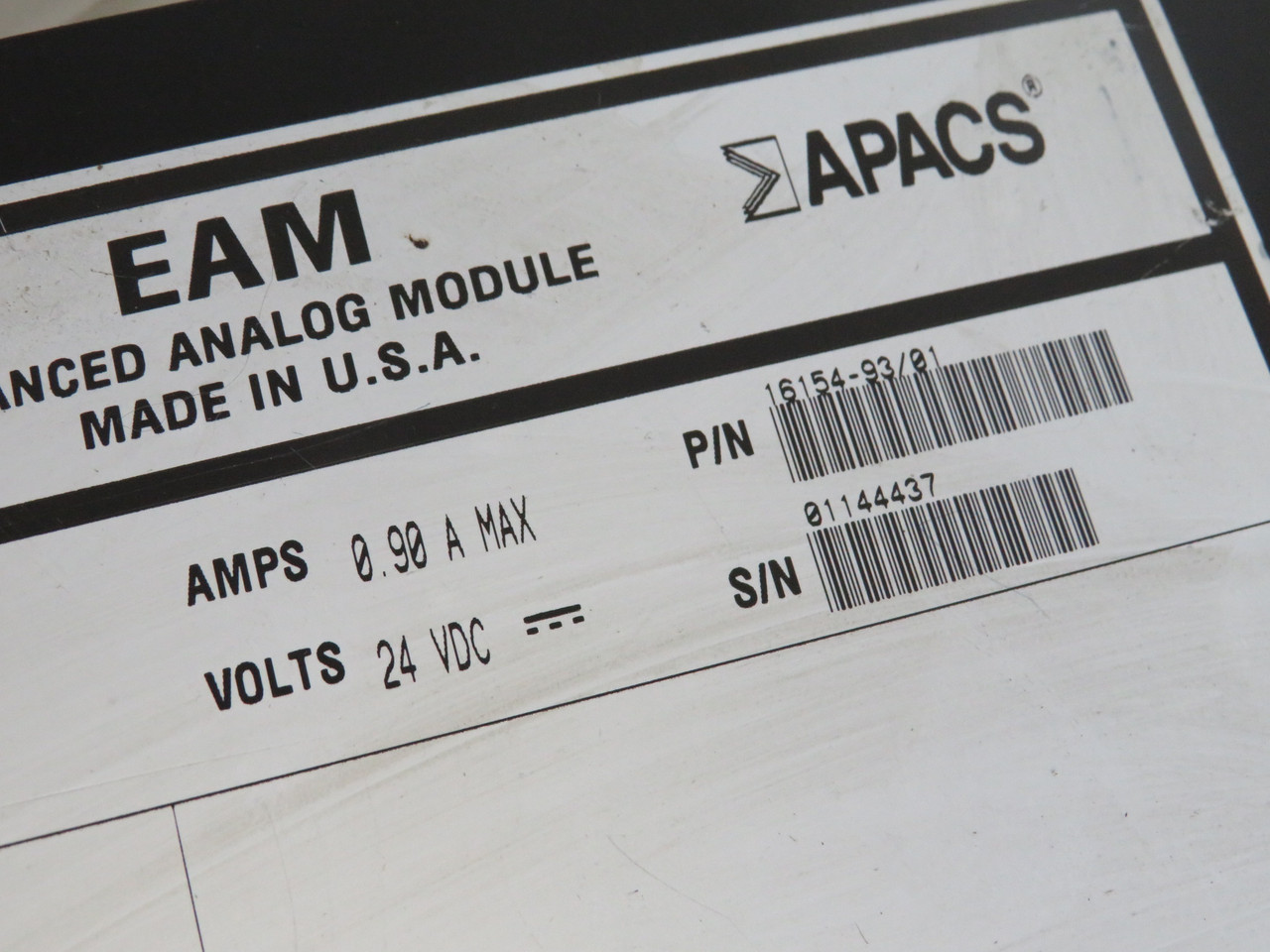 Moore 16154-93/01 Enhanced Analog Module 0.90A 24VDC USED