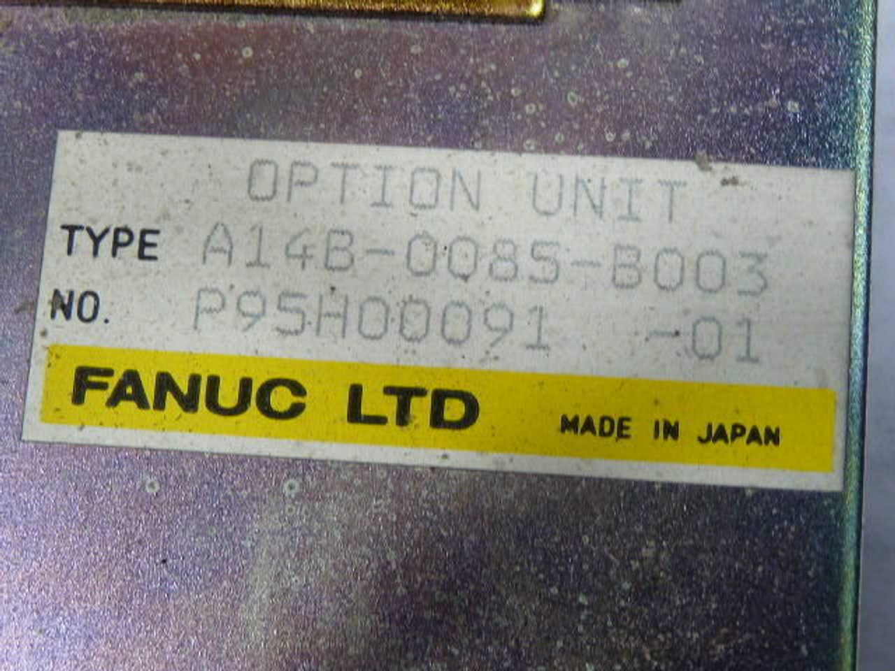 GE Fanuc A14B-0085-B003 AC Line Filter Adapter Unit USED