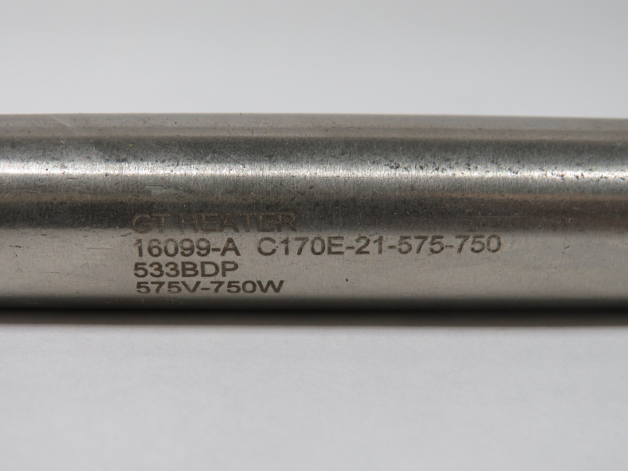 GT Heater C170E-21-575-750 Cartridge Heater 21" L 3/4" D 575V SHELF WEAR NOP