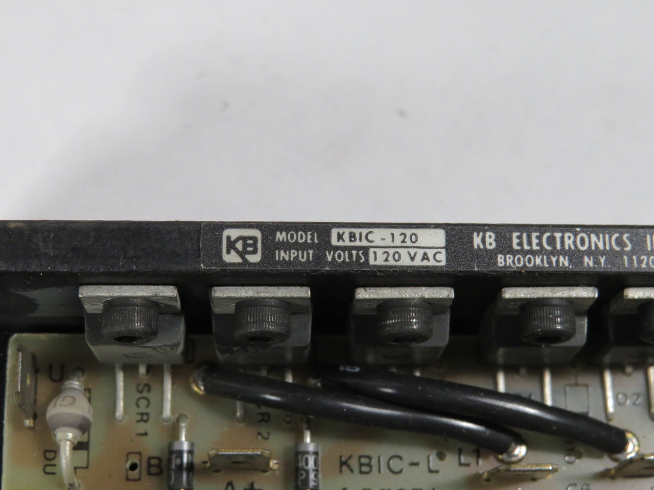 KB Electronics KBIC-120 Motor Speed Control 120V Input AS IS