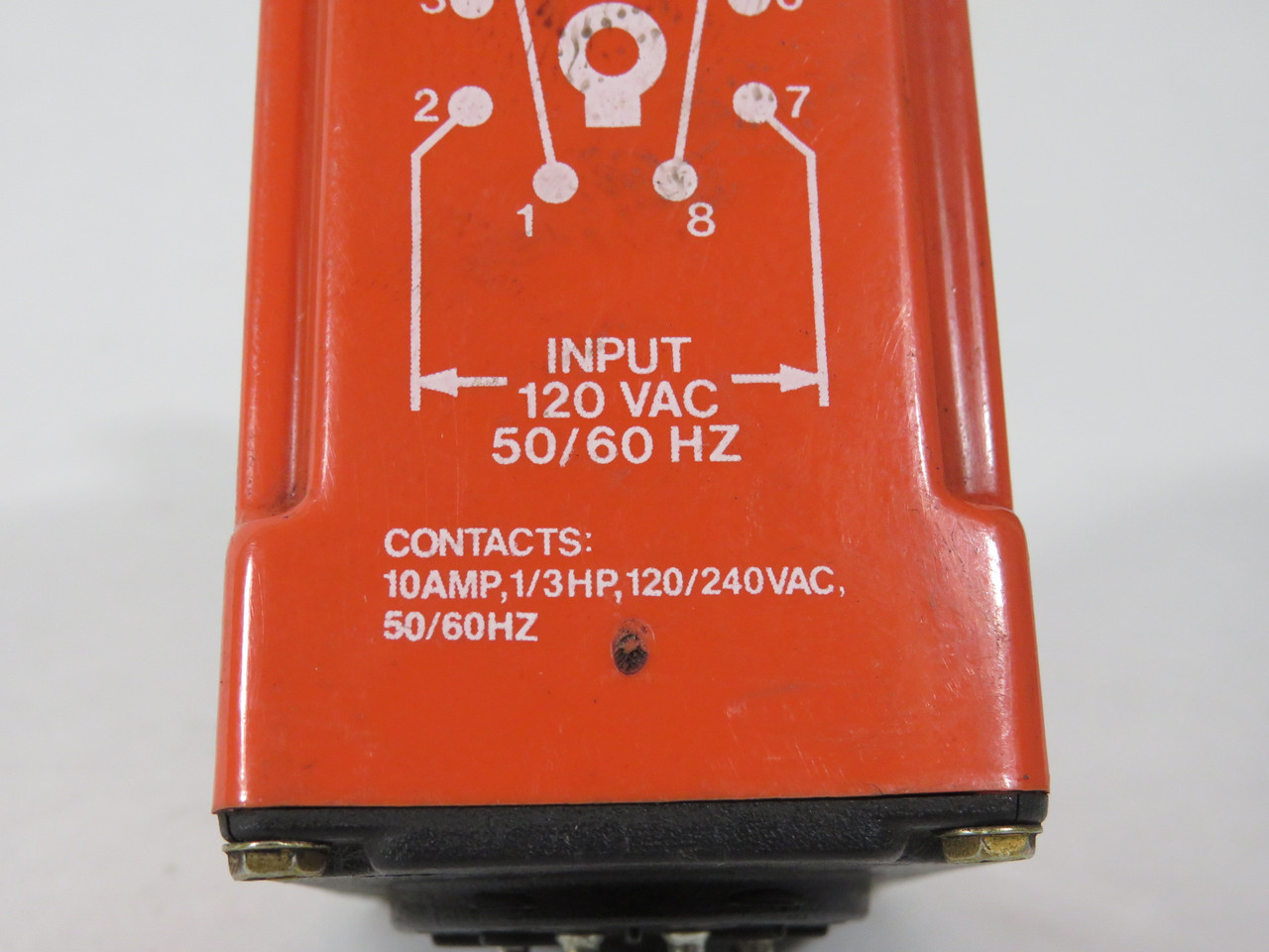 NCC T1K-300-461 Time-Delay Relay 3-300s 120V 10A 8-Pin Delay On Make USED