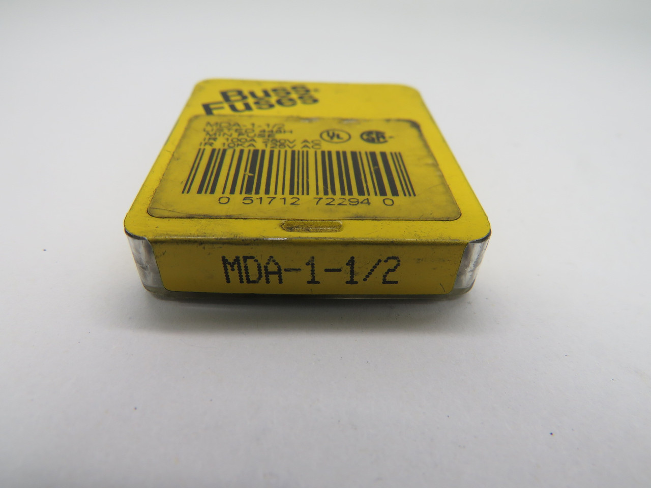 Bussmann MDA-1-1/2 Time Delay Fuse 1.50A 250V 5 PACK DMG CASE NEW