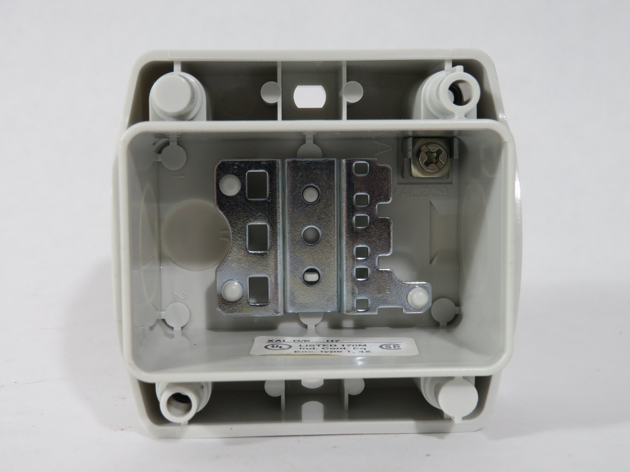 Schneider Electric XALK01H7 Yellow Empty Control Station 22mm 1-Hole NEW