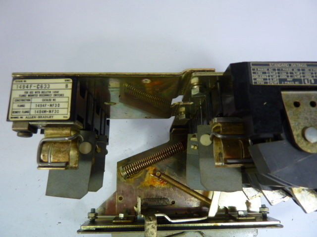 Allen-Bradley 1494F-NF30/1494F-C633 Disconnect Switch w/ Fuse Block USED
