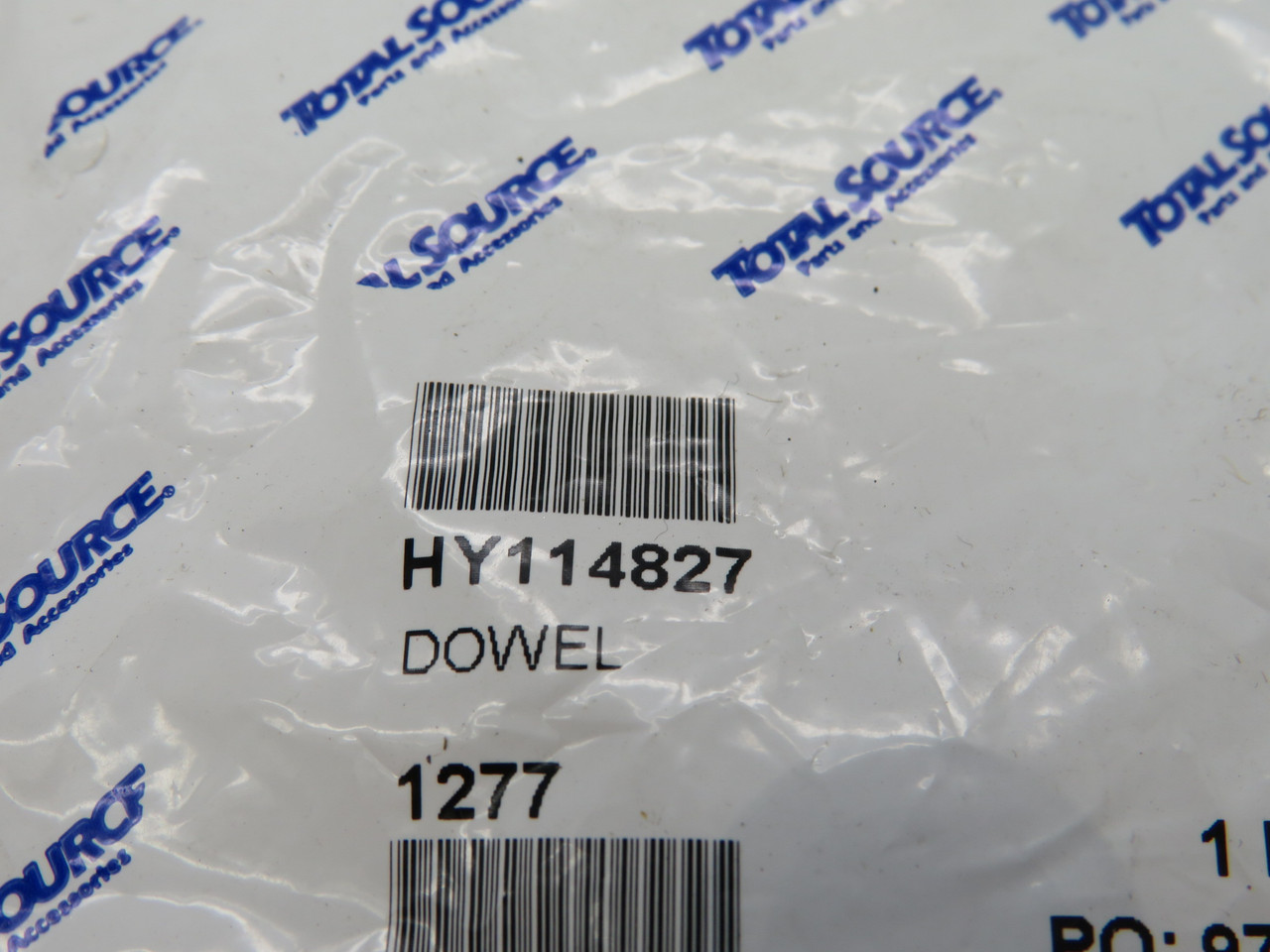 Hyster 114827 Dowel for Forklift NWB