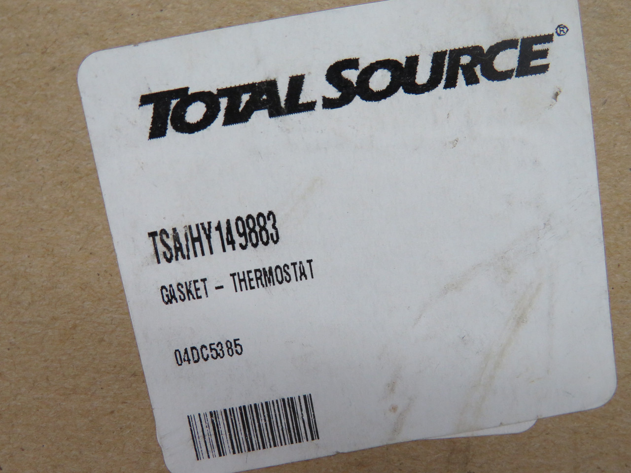 Hyster 149883 Thermostat Gasket for Forklift SEALED NEW