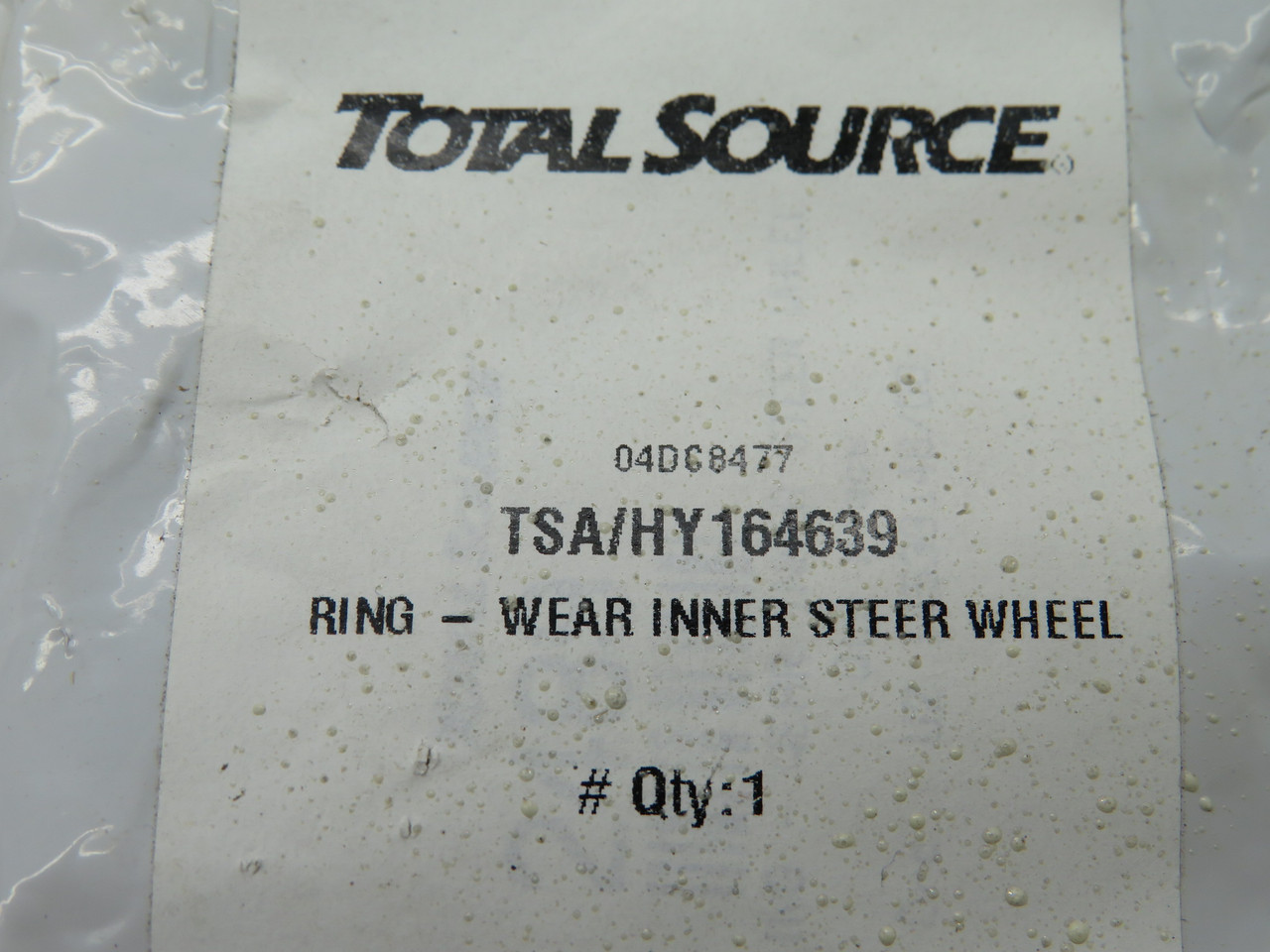 Hyster 164639 Inner Steering Wheel Wear Ring 3-5/8"ID NWB