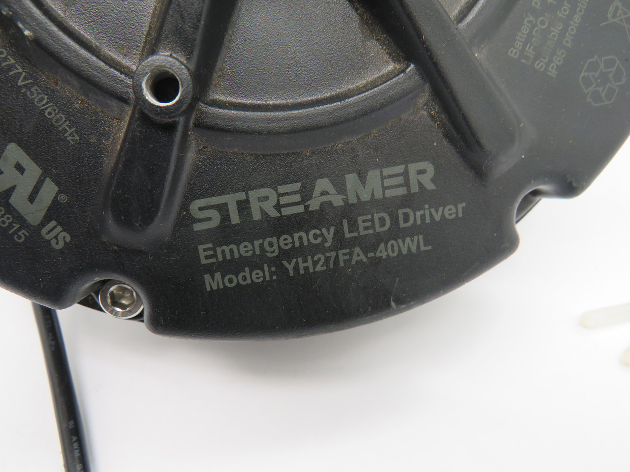 Streamer YH27FA-40WL Emergency LED Driver 40W 200VDC 100-277V 50/60HZ USED