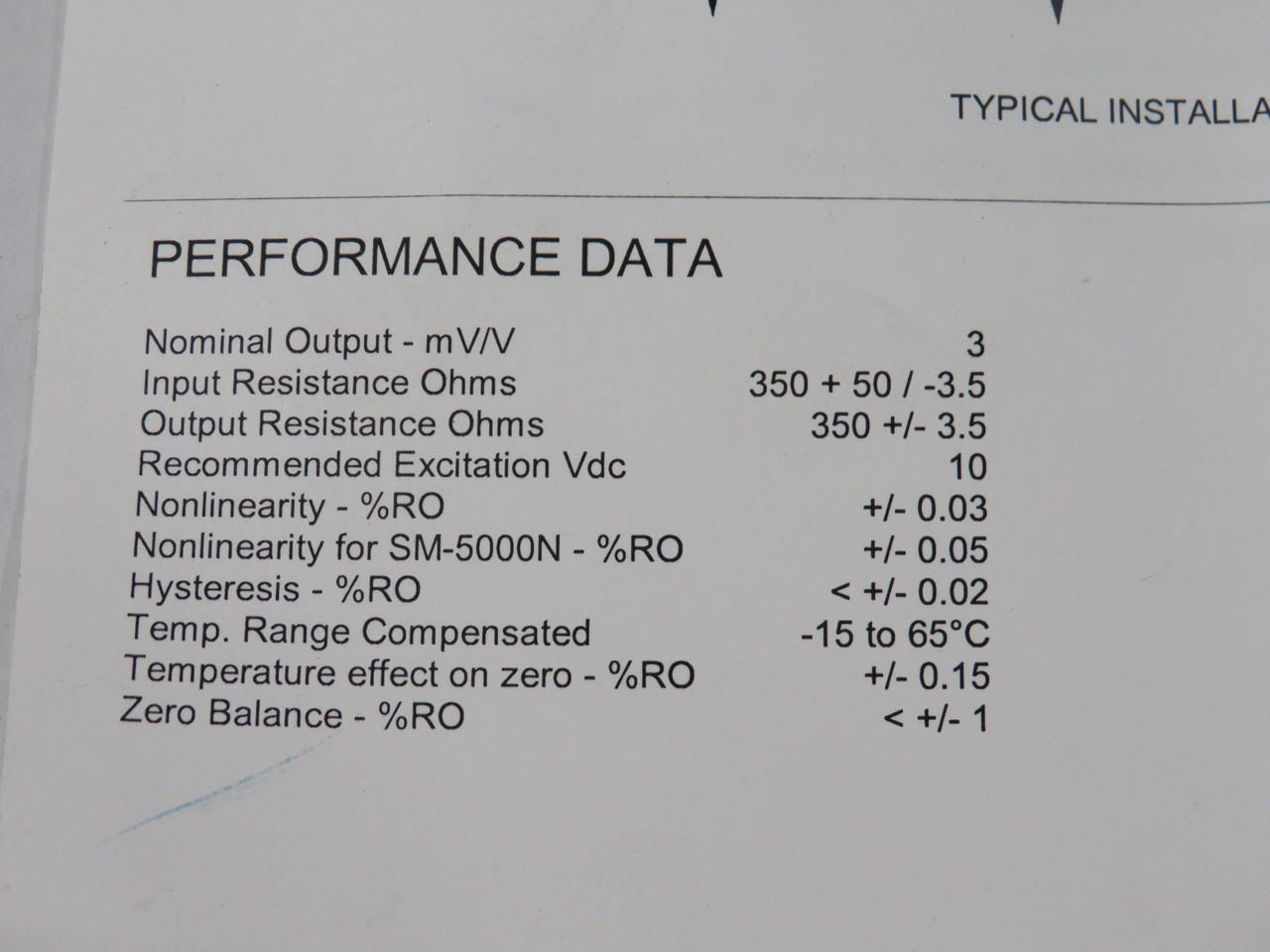 Interface MBP-10 Minibeam Load Cell 10 lbf 2.78482 mV/V NWB