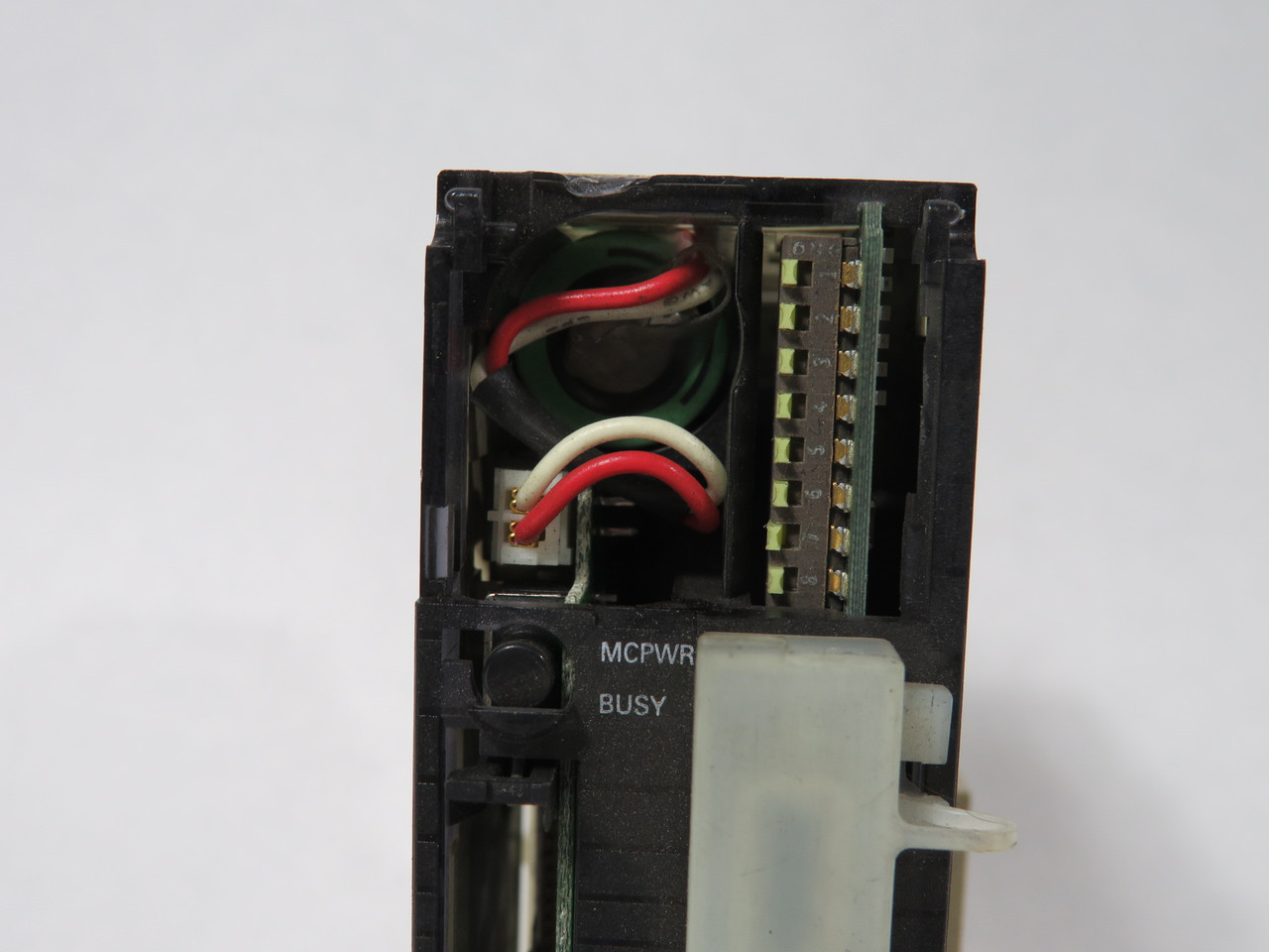 Omron CJ1M-CPU12 CPU Unit MISSING COVER USED