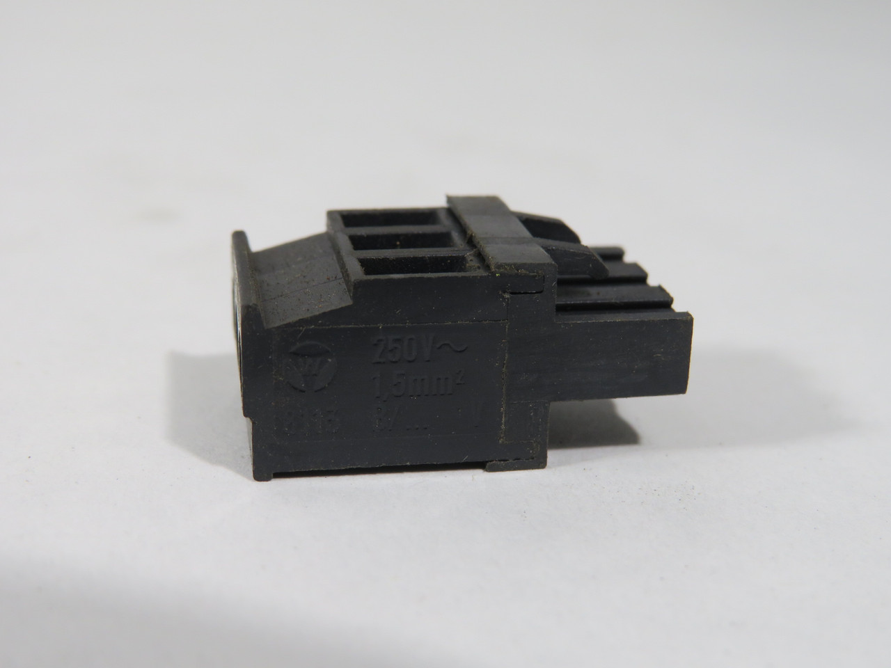 Wieland 8113B/3-VR PCB Connector 3-Pole 1.5mm Black Lot of 5 USED