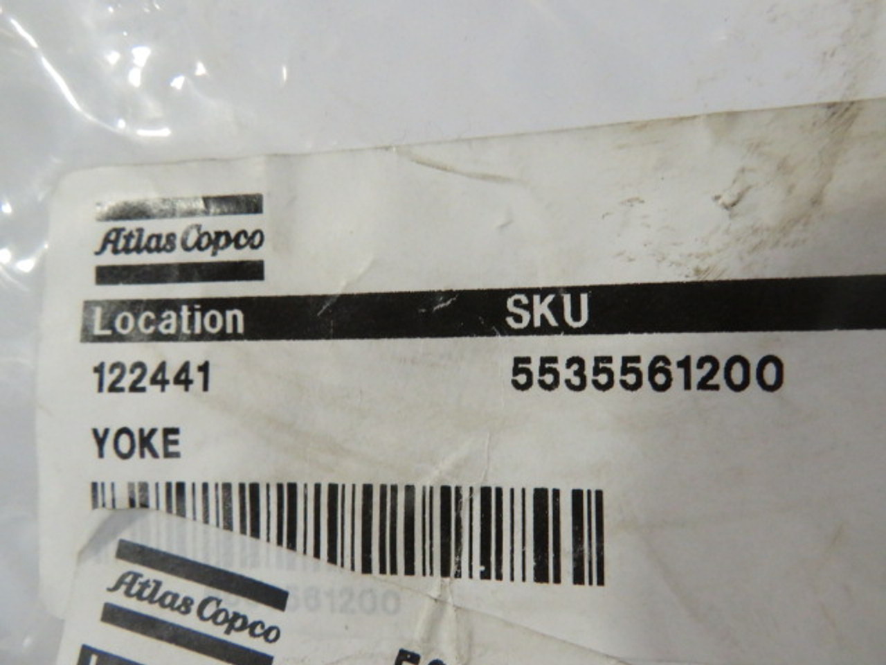 Atlas Copco 5535561200 Yoke for Wagner Loader 2-1/2"ID 3-3/8"OD 3"W ! NWB !