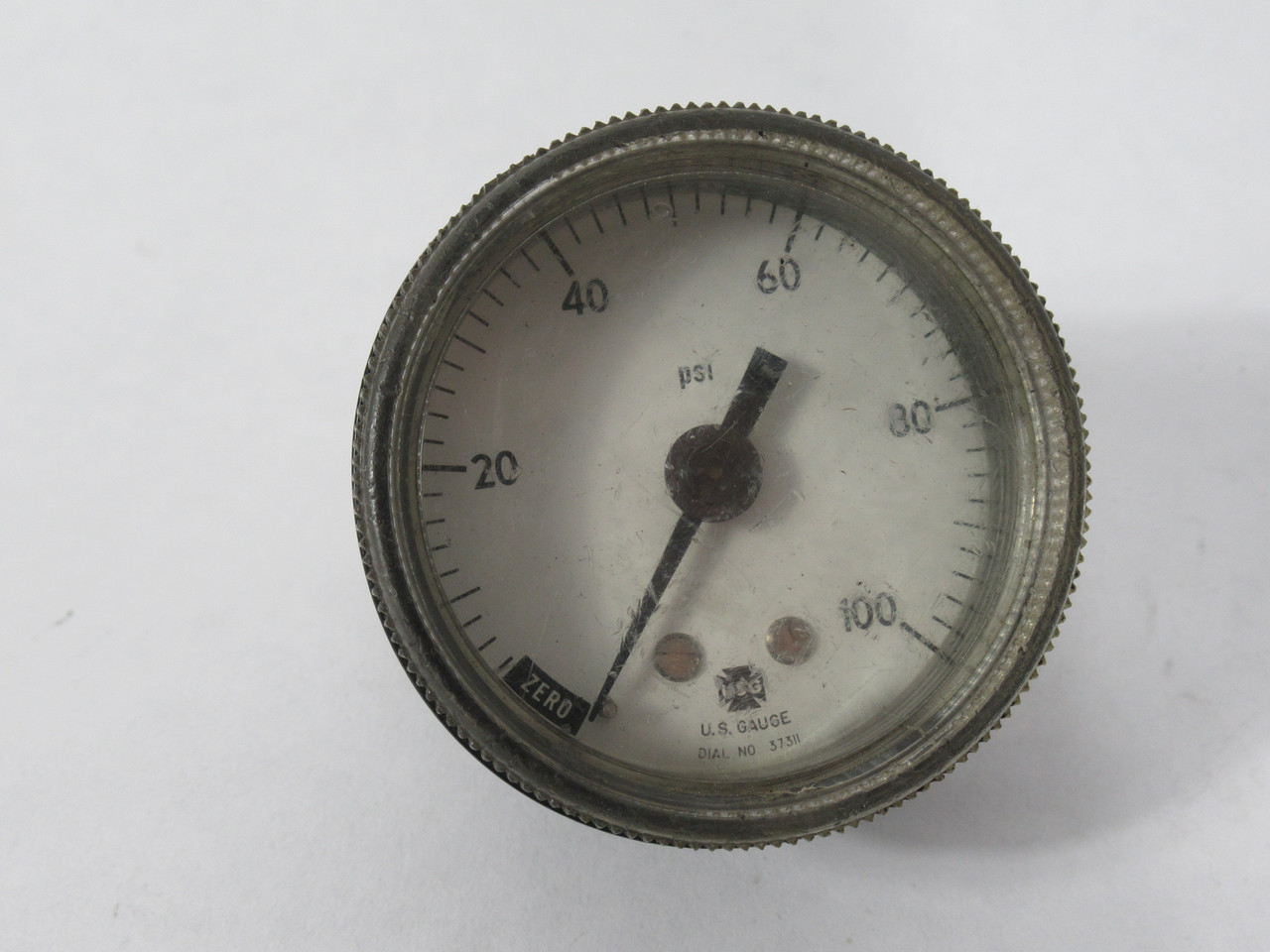 USG Ametek 2A147 Utility Pressure Gauge 0-100 psi 2" Dial 1/4" CBM USED