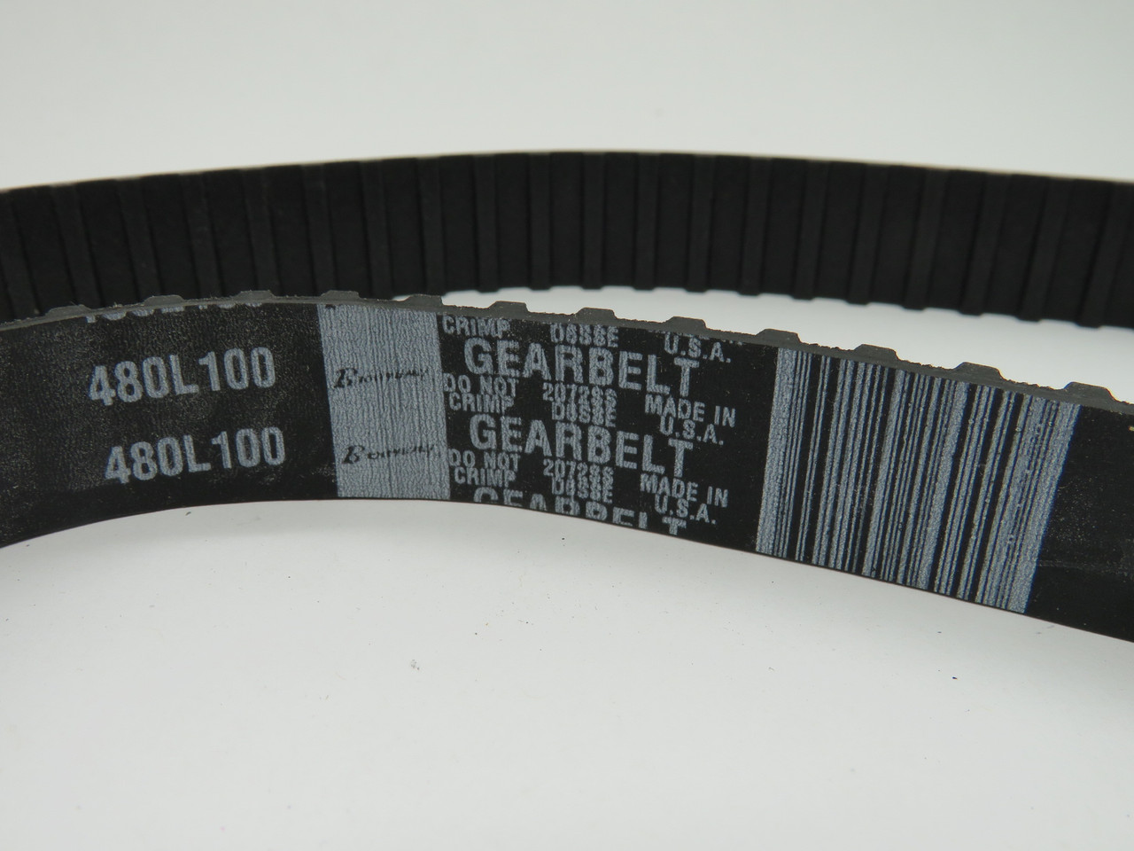 Browning 480L100 Gear Belt 0.3750" Pitch 48"L 1"W 128 Teeth NOP