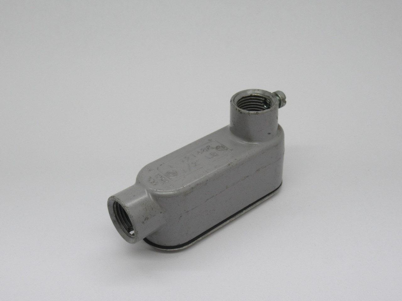 BWF D600-CGV 1/2” LB Conduit Body 35 cu in USED