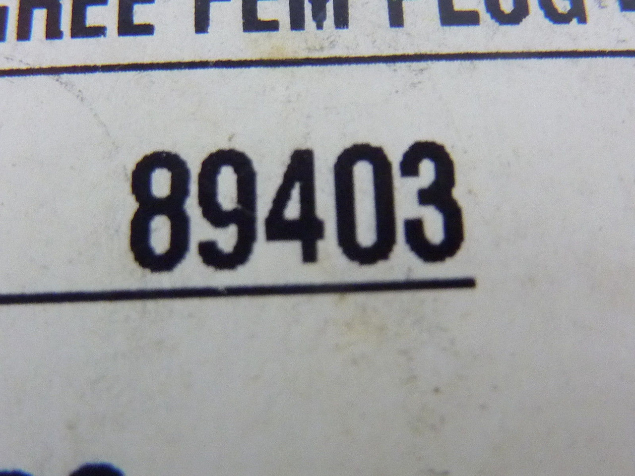 TPC 89403 Cordset, Female 4 Pole 3Ft NWB