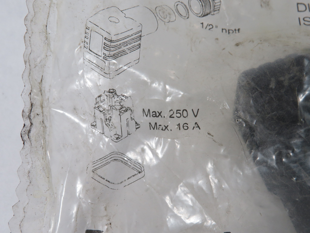 Rexroth R900011039 Plug-In Solenoid Connector 250V 16A 2P + PE HOLEY BAG NWB