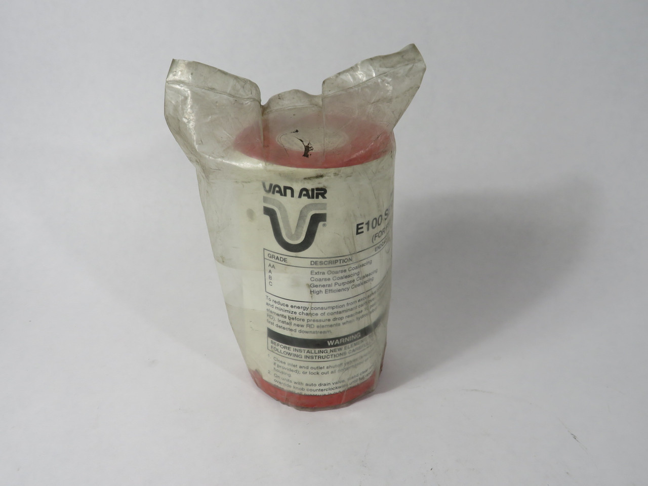Van Air 26-2106 E100-100-RB Coalescing Filter Element Replacement NOP