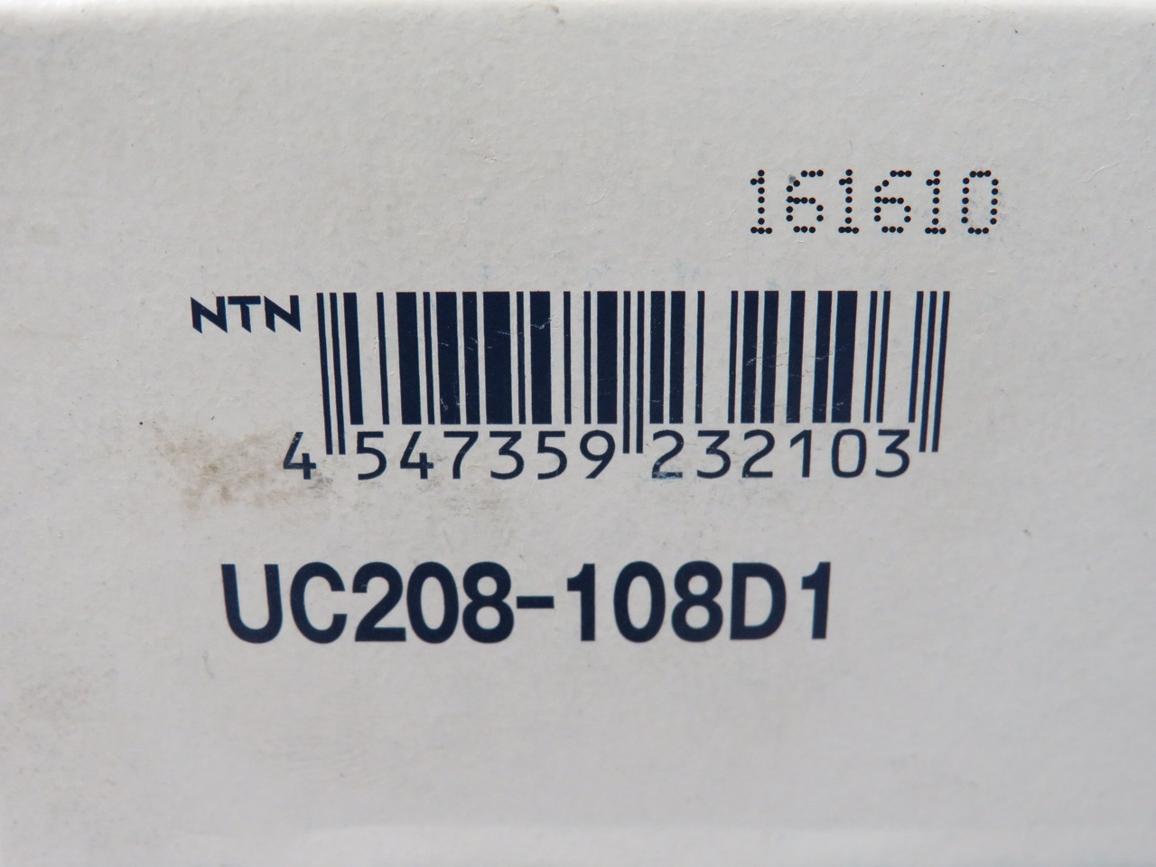 NTN UC208-108D1 Insert Bearing 3.1496" OD 1.5" ID 1.9370" W NEW