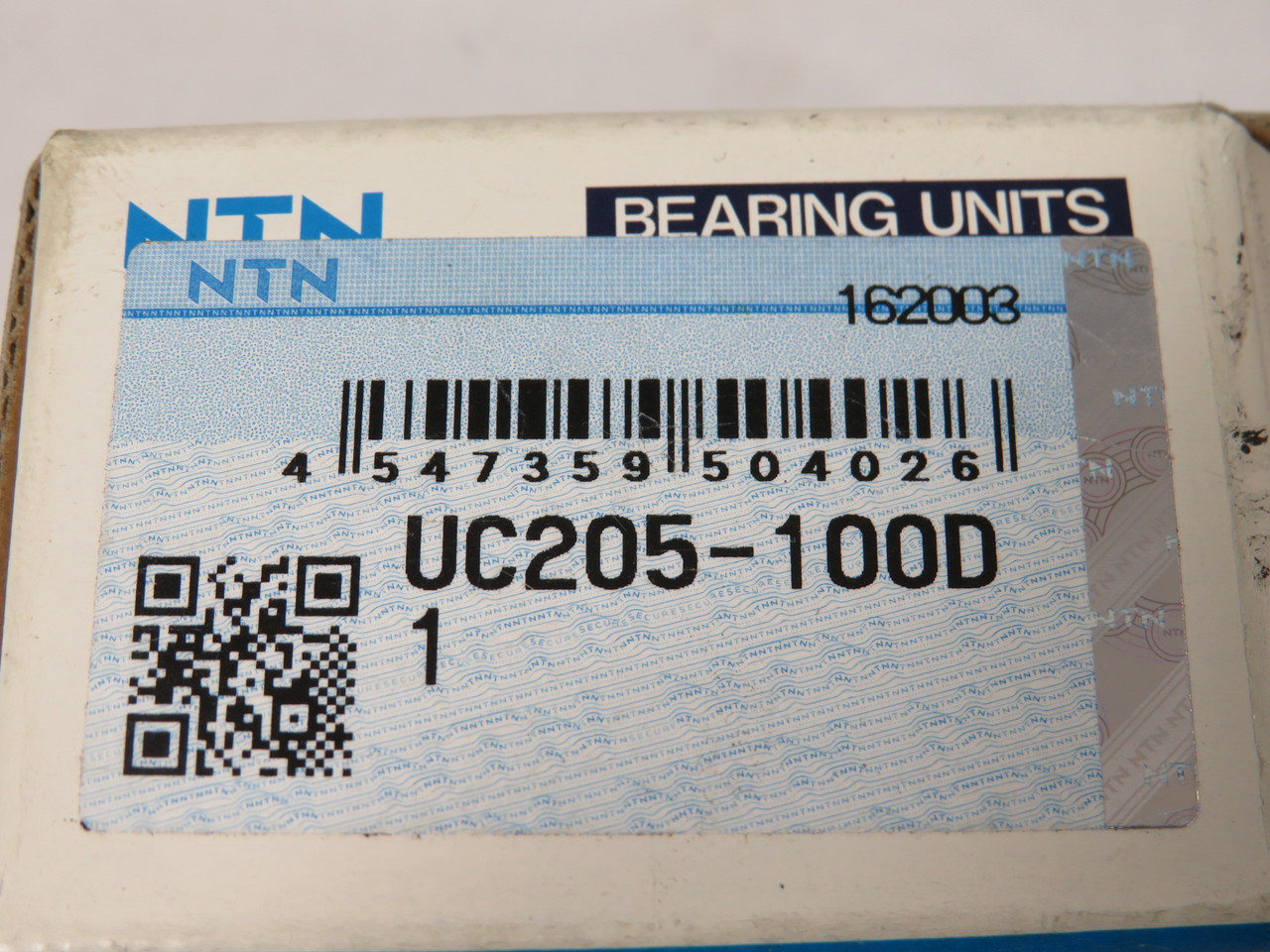 NTN UC205-100D1 Insert Bearing 2.047" OD 1" ID 1.343" LTB NEW