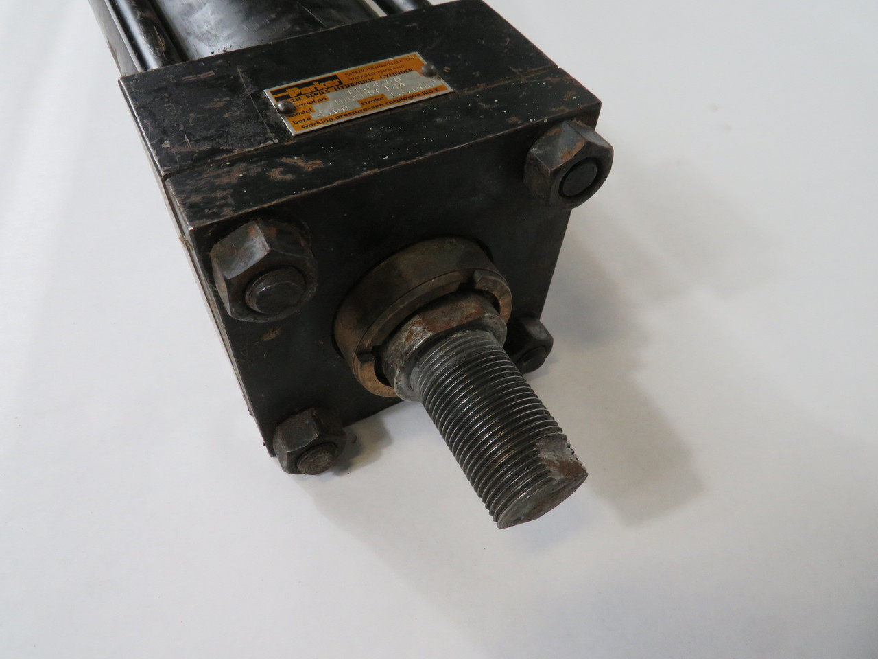 Parker BB2HUL14A Hydraulic Cylinder 4" Bore 13" Stroke COSMETIC DAMAGE/RUST USED