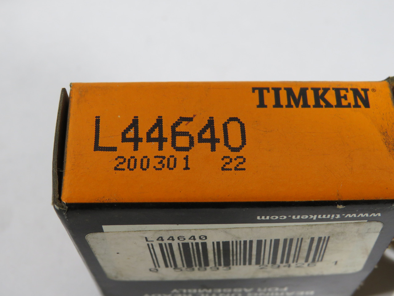 Timken L44640 Tapered Roller Bearing Cone 15/16" Bore 0.58" W NEW