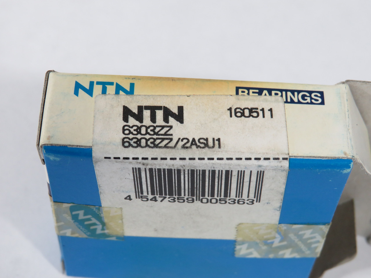 NTN 6303ZZ/2ASU1 Deep Groove Ball Bearing 47mm OD 17mm ID 14mm W SHELF WEAR NEW