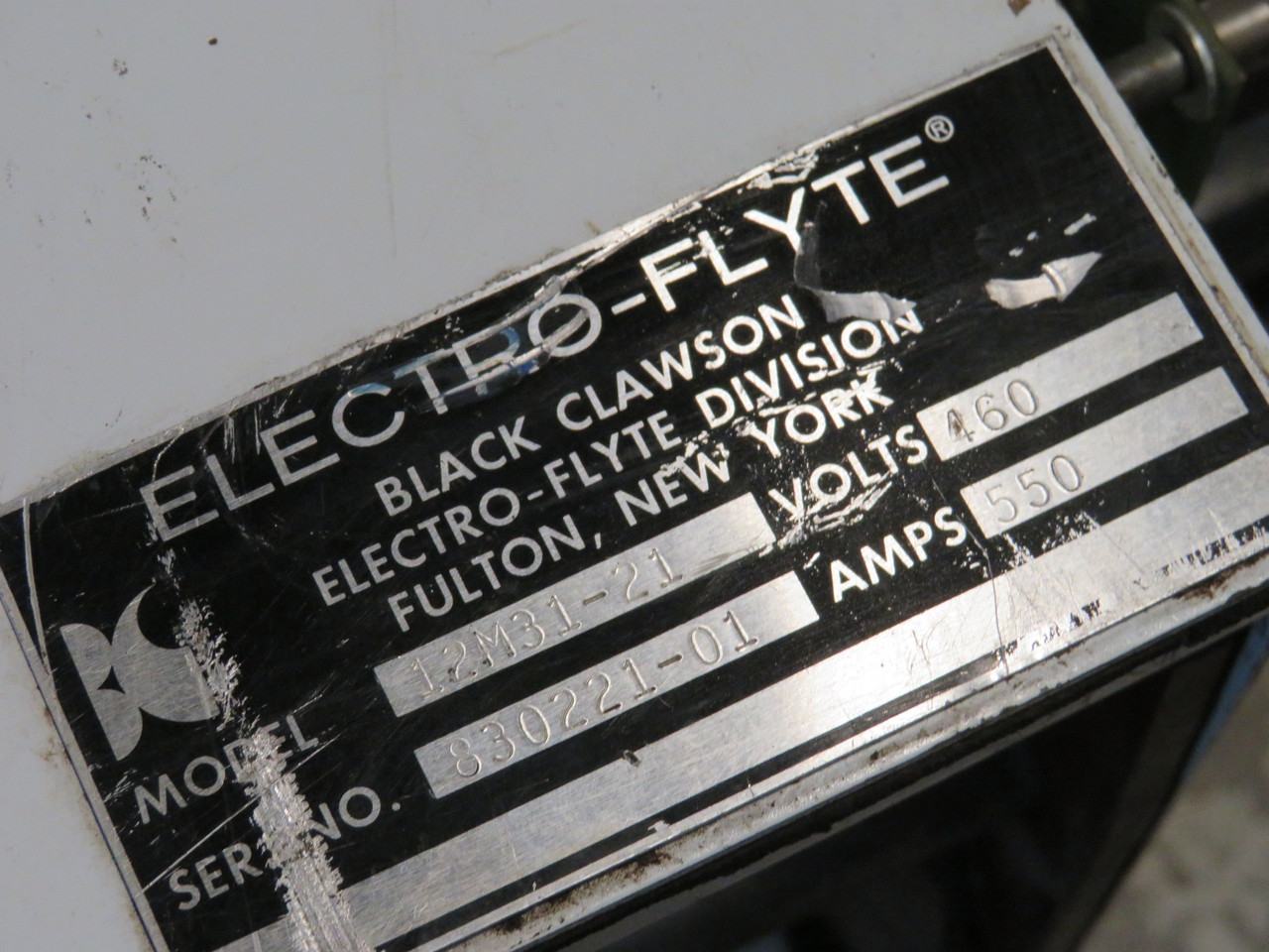 Electro-Flyte 12M31-21 Power Supply 460V 550Amp MISSING PARTS AS IS