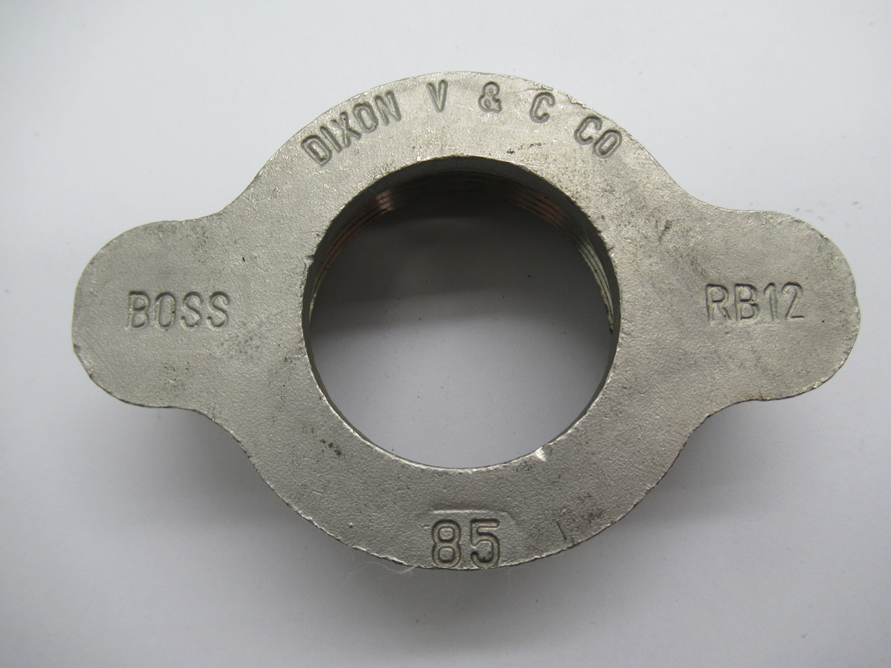 Dixon V&C Co. RB12 Boss Wing Nut Size 3/4” & 1” 316 Stainless Steel USED
