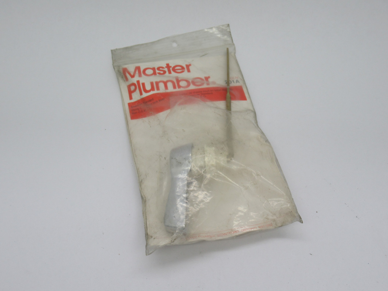 Master Plumber 201A Tank Lever 4" 3 Hole RIPPED BAG NWB