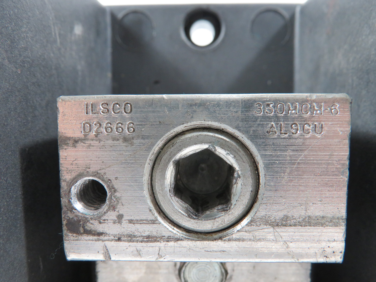 Ilsco PDB-16-350-3 Power Distribution Block 310A/Pole 600V 3-Pole NO LABEL USED