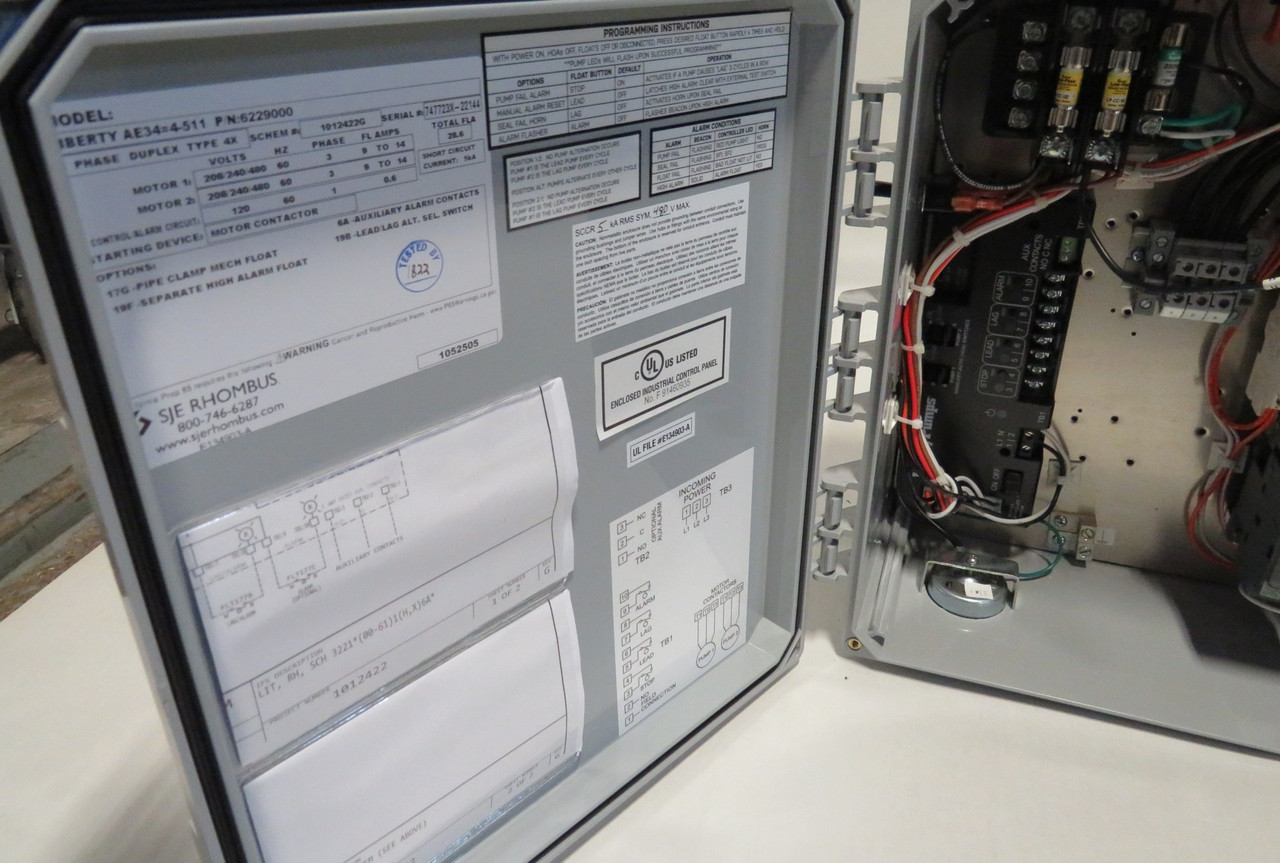 Liberty Pumps AE34=4-511 Alternator Kit 208/240/480V 3PH NEW