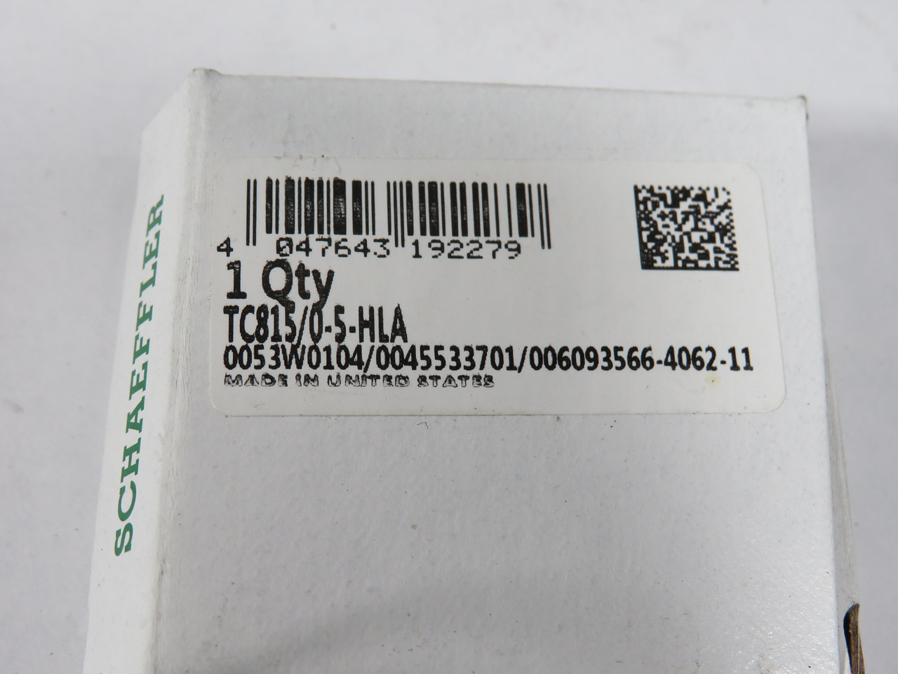 Schaeffler INA TC815/0-5-HLA Thrust Needle Roller Bearing 15/16" OD 1/2" ID NEW
