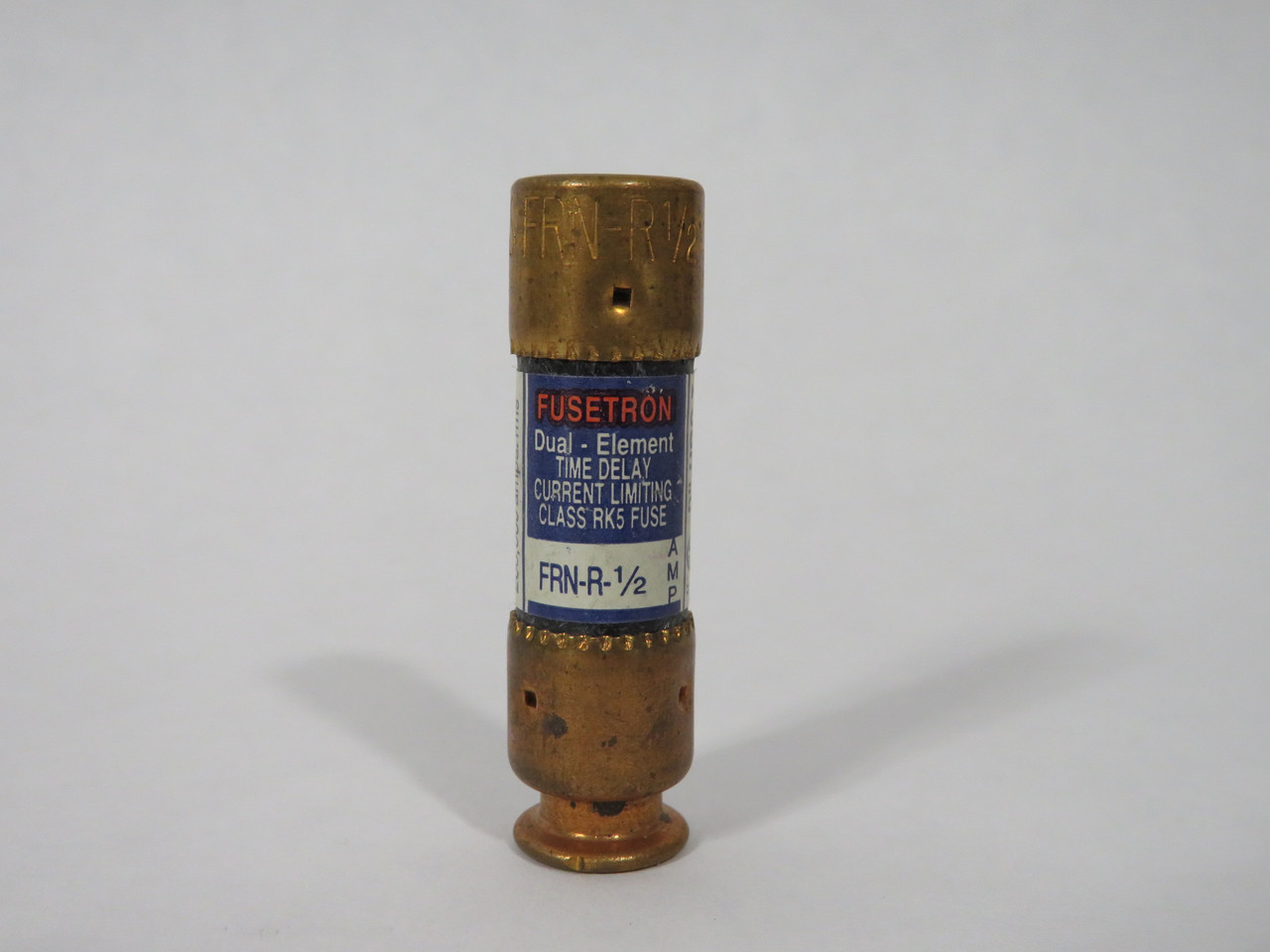 Bussmann Fusetron FRN-R-1/2 Time-Delay Fuse 1/2A 250V Lot of 10 USED