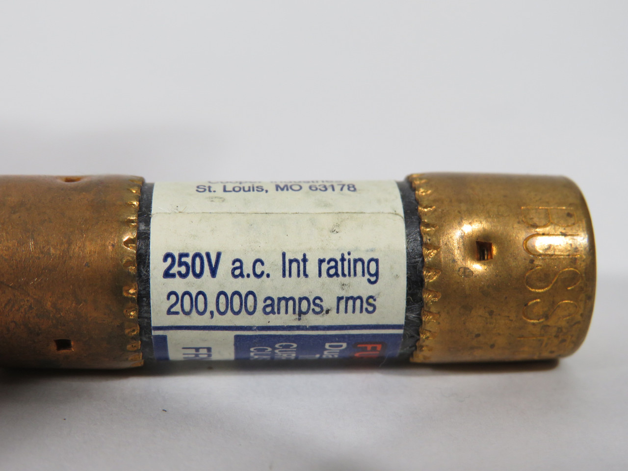 Bussmann Fusetron FRN-R-1/2 Time-Delay Fuse 1/2A 250V Lot of 10 USED