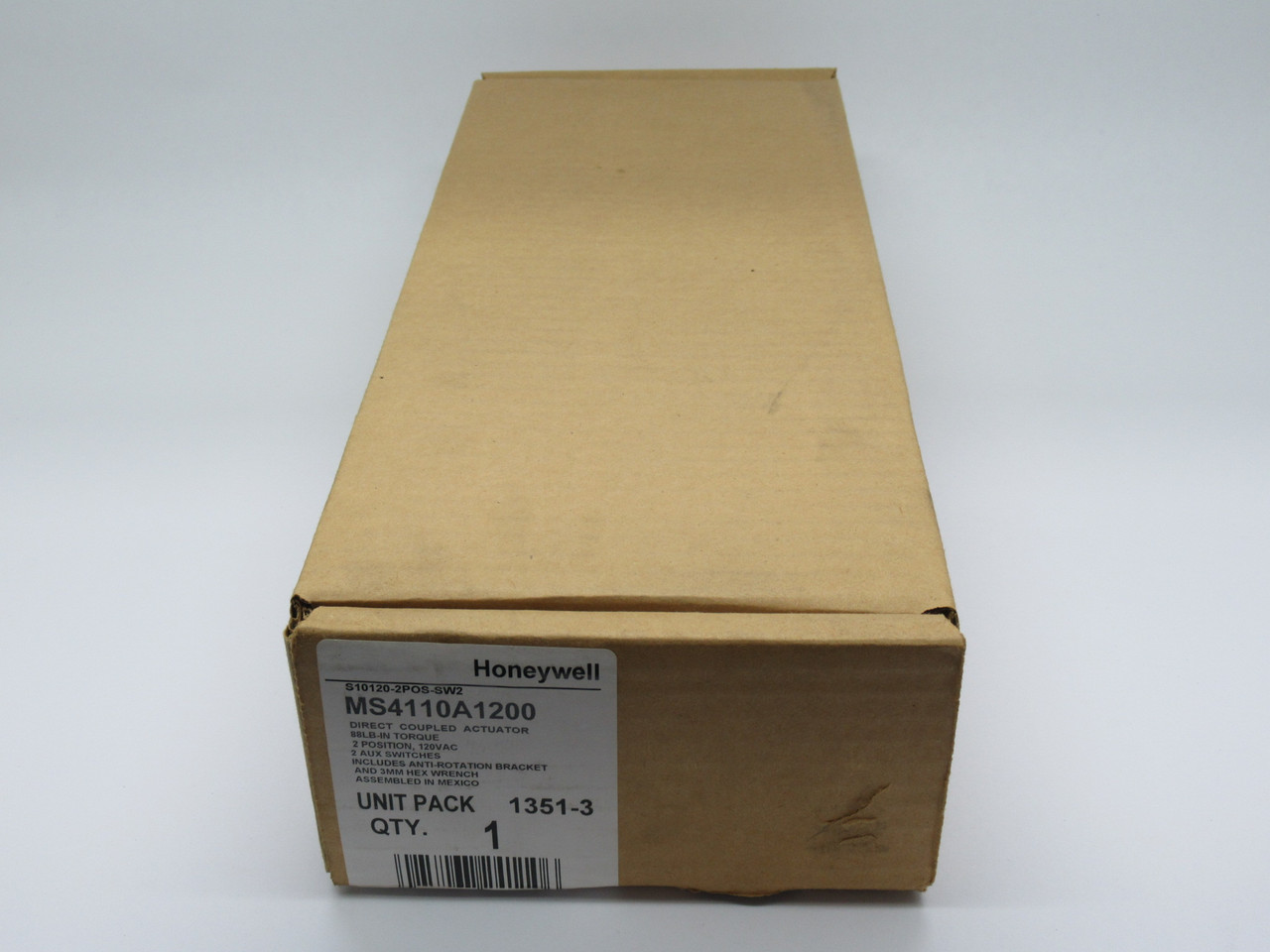 Honeywell MS4110A1200 Direct Coupled Actuator 120VAC 50/60Hz 45VA SEALED NEW
