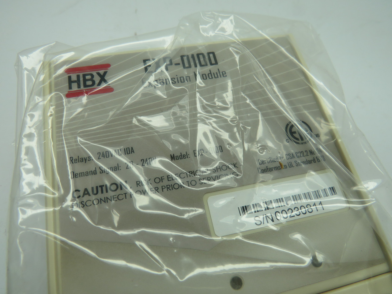 HBX EXP-0100 Expansion Module 240VAC 20-240V NEW