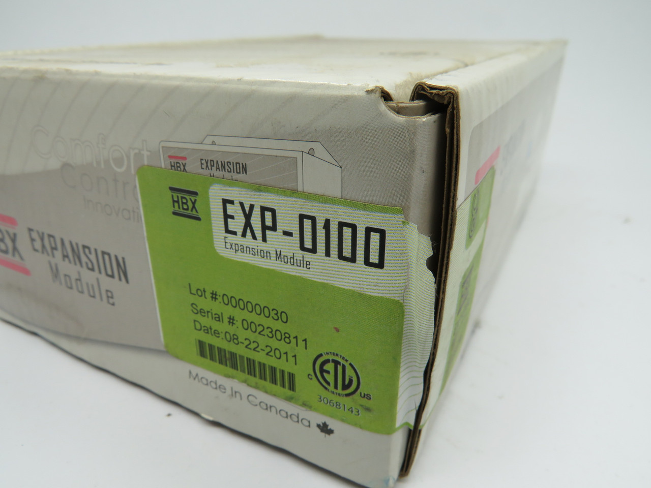 HBX EXP-0100 Expansion Module 240VAC 20-240V NEW