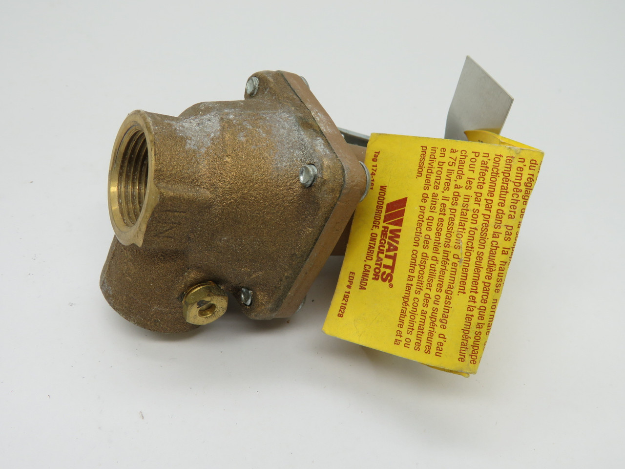 Watts 174A Pressure Safety Relief Valve 3/4" 125 psi Damaged Box NEW