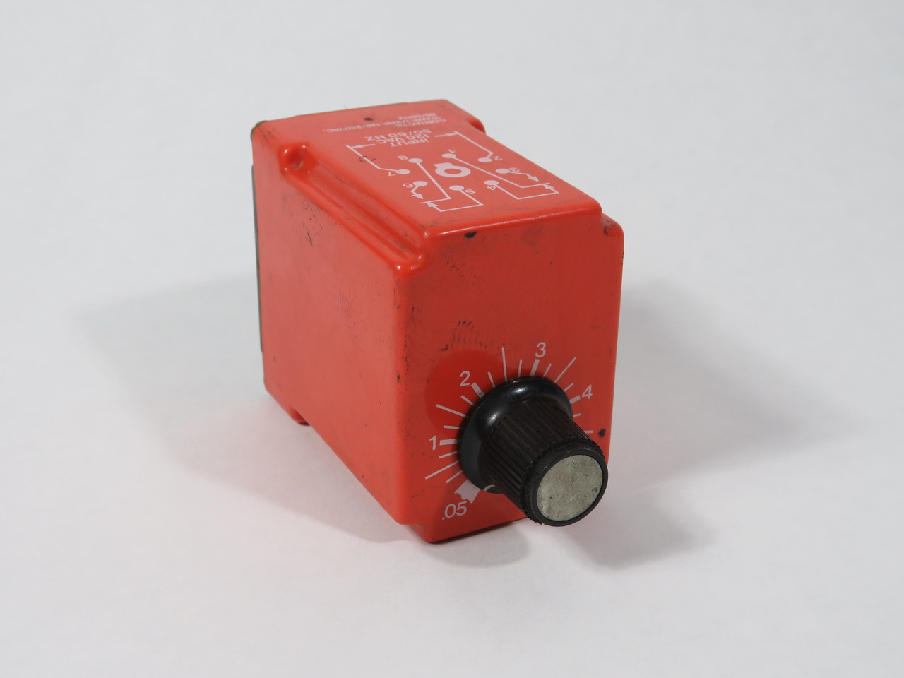 NCC T1K-5-461 Solid State Timer .05 to 5 sec 120V 50/60Hz 8-Pin USED