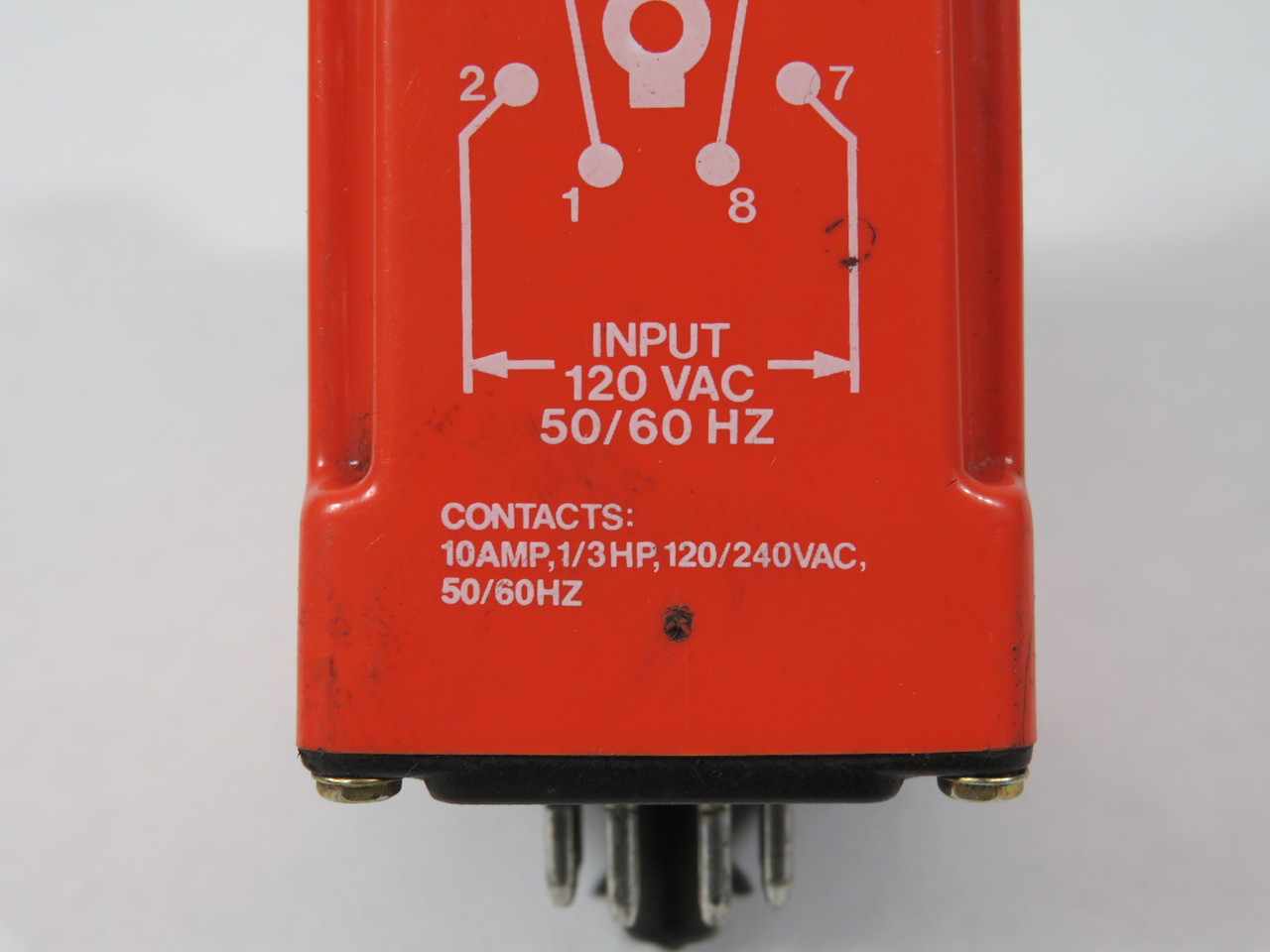 NCC T1K-5-461 Solid State Timer .05 to 5 sec 120V 50/60Hz 8-Pin USED