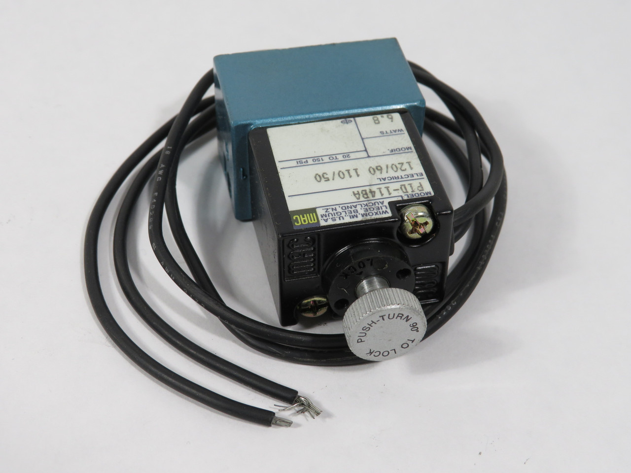 MAC PID-114BA Solenoid Valve 120V/60Hz 110V/50Hz 6.8W 20-150 psi NWB